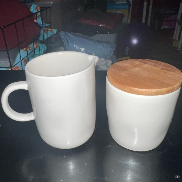 Rae Dunn Artrisan Collection by Magenta Sugar & Creamer Set - Picture 7 of 8